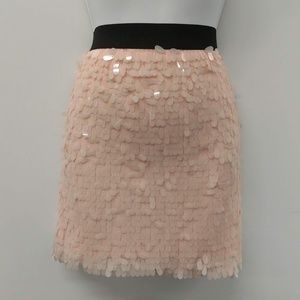 CANDIE'S Peach Melba Sequin skirt NWT